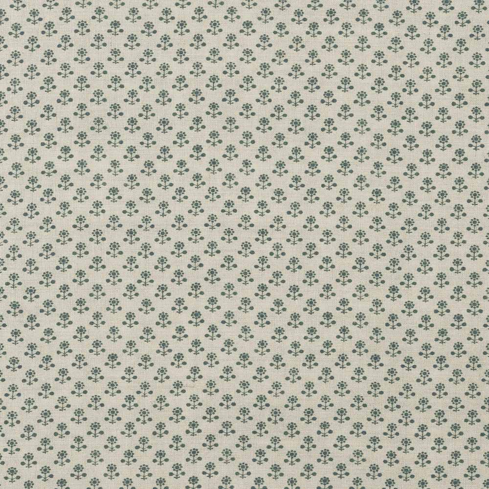 Daisy Linen / Teal Samples