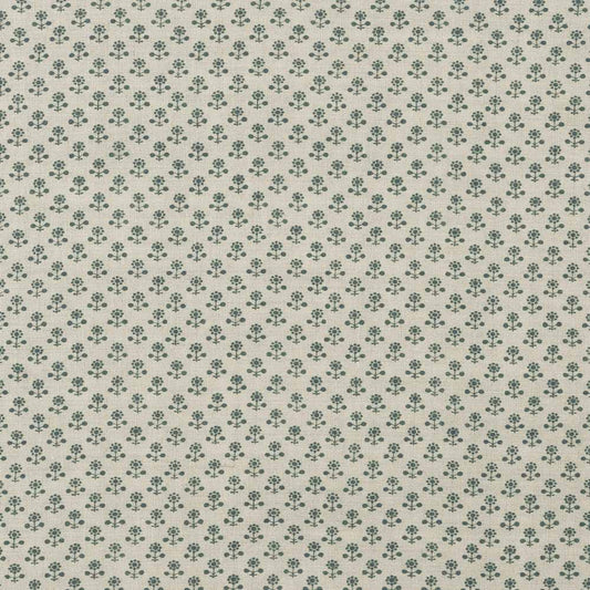 Daisy Linen / Teal Samples