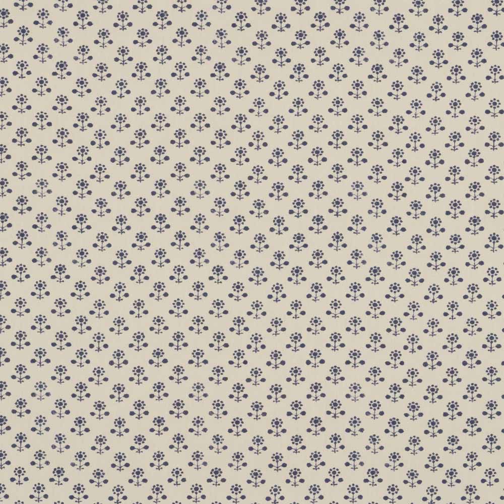 Daisy Wallpaper / Indigo