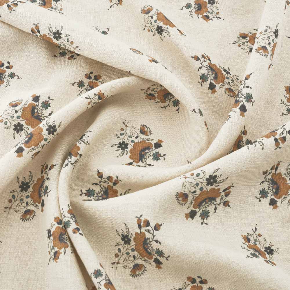 Labeaume Posy Linen / Mustard Samples