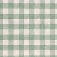 Linen Check Wallcovering  / Forest Green Samples