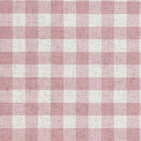 Linen Check Wallcovering  / Old Rose Samples