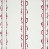Trifolium Marchprint Linen / Raspberry on Ivory