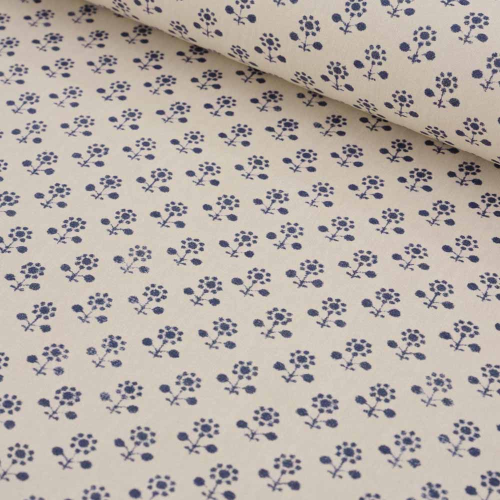 Daisy Wallpaper / Indigo Samples