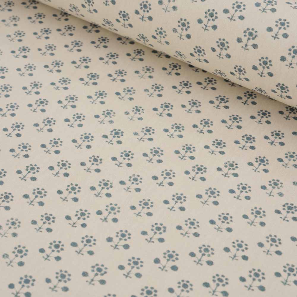 Daisy Wallpaper / Teal Samples