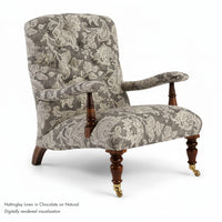 Hattingley Linen/ Chocolate on Natural