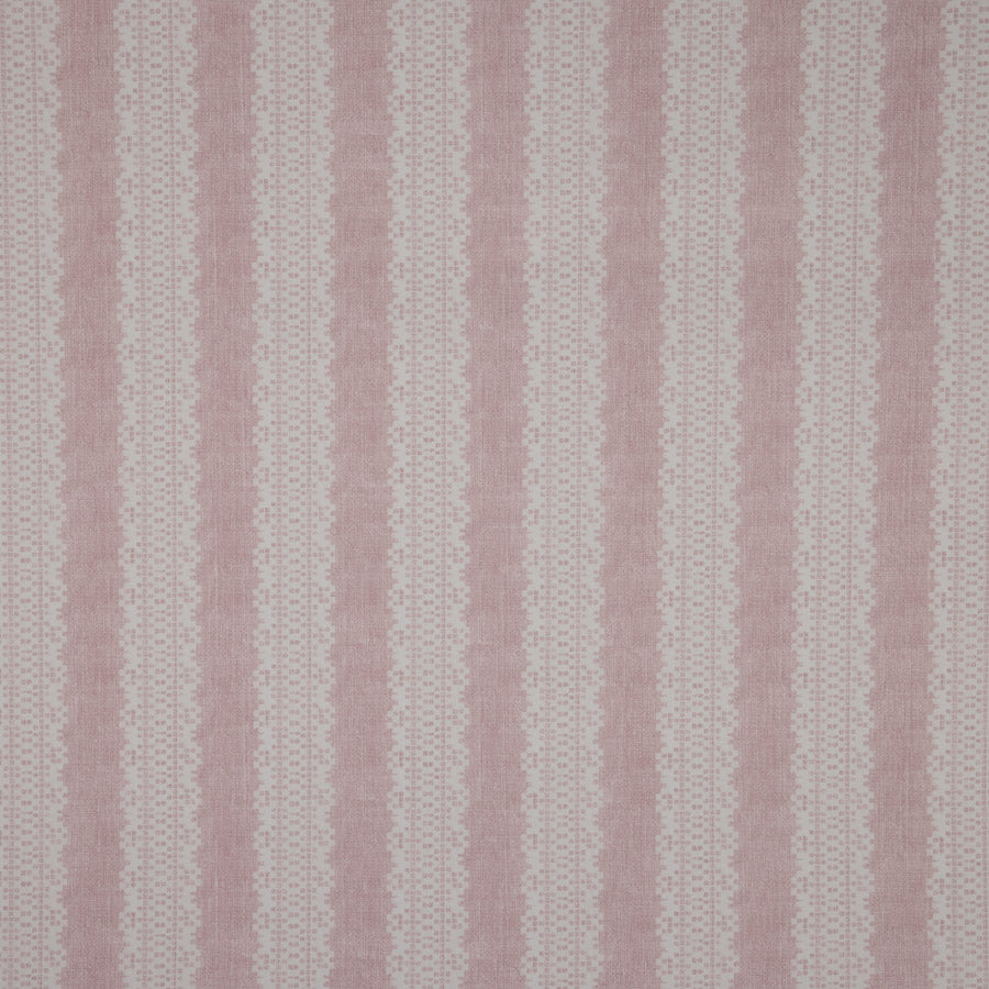 Torchon Stripe Wallpaper / Rhubarb Samples