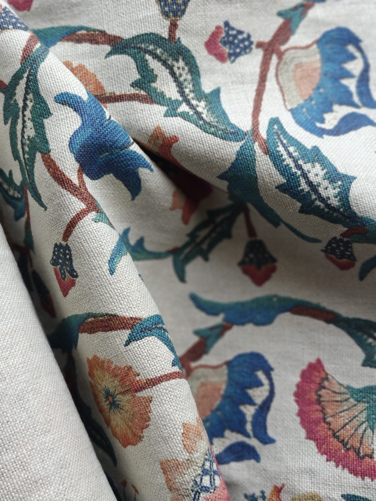 SALE: Wherwell Linen / Original | Custom Print Batch No 2015 | 5m available