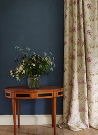 Linen Print Wallpaper / Loch Blue