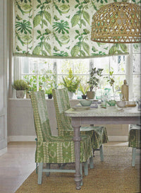 Inchyra Couronne Aged Linen/Fern Green in Homes & Gardens Magazine July 2016