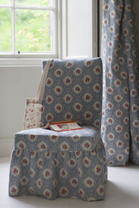 Posy Aged Linen / Old Blue