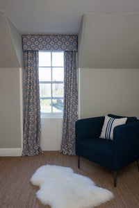 Posy Aged Linen / Old Blue