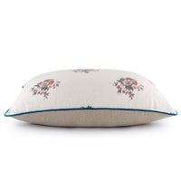 Balazuc Posy Velvet Piped Cushion | 55 x 32cm