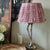 Pleated Drum Lampshade/ Couronne Damson Pink