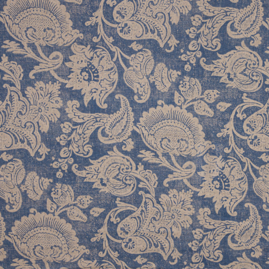 Hattingley Linen / Indigo on Natural