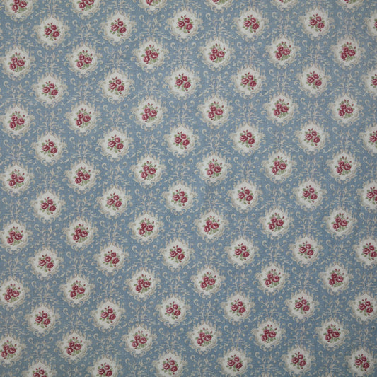 Posy Aged Linen / Old Blue