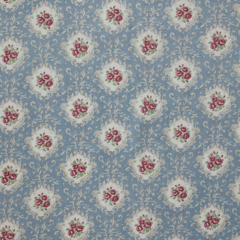 Posy Aged Linen / Old Blue Samples