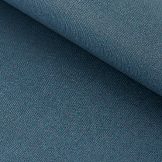 Linen Print Wallpaper / Loch Blue Samples