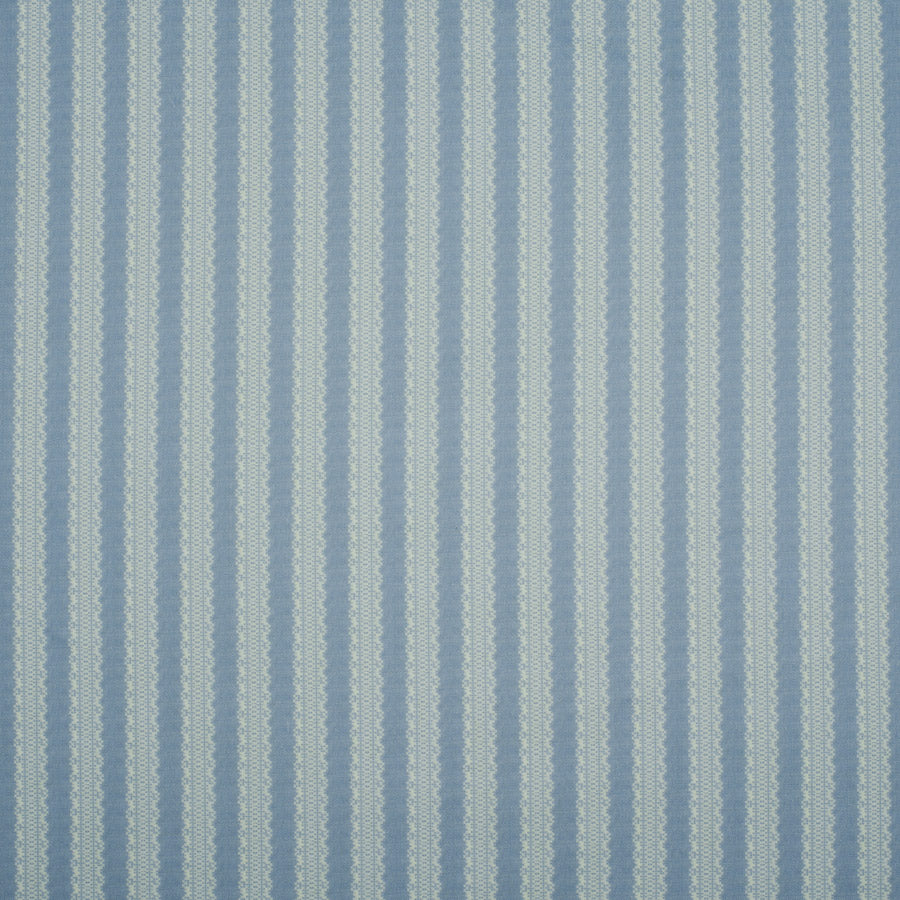 Torchon Stripe Linen / Cornflower