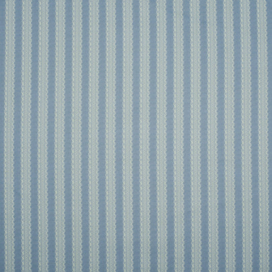 Torchon Stripe Linen / Cornflower