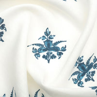 Trifolium Clover Linen / Midnight on Ivory