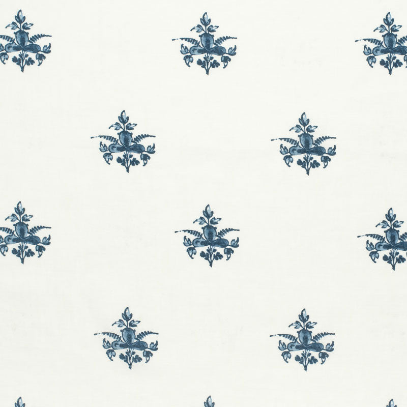 Trifolium Clover Linen / Midnight on Ivory Samples