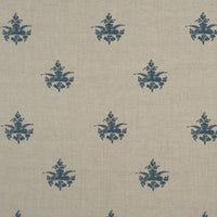 Trifolium Clover Linen / Midnight on Natural Samples
