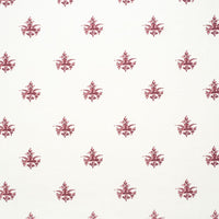 Trifolium Clover Linen / Raspberry on Ivory