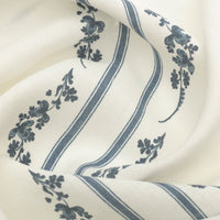 Trifolium Marchprint Linen / Midnight on Ivory