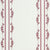 Trifolium Marchprint / Raspberry on Ivory Samples