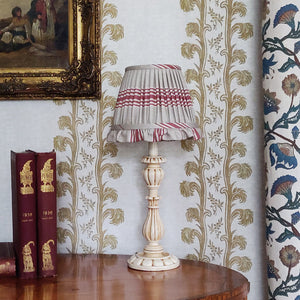 8" Inchyra X Imogen Pope Vallon Stripe Cardinal Lampshade