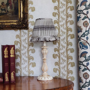 8" Inchyra X Imogen Pope Vallon Stripe Chocolate Lampshade