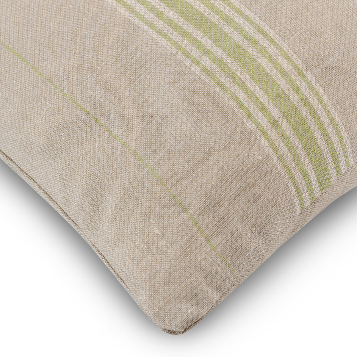 Vallon Stripe Apple Linen Cushion | 55 x 32cm