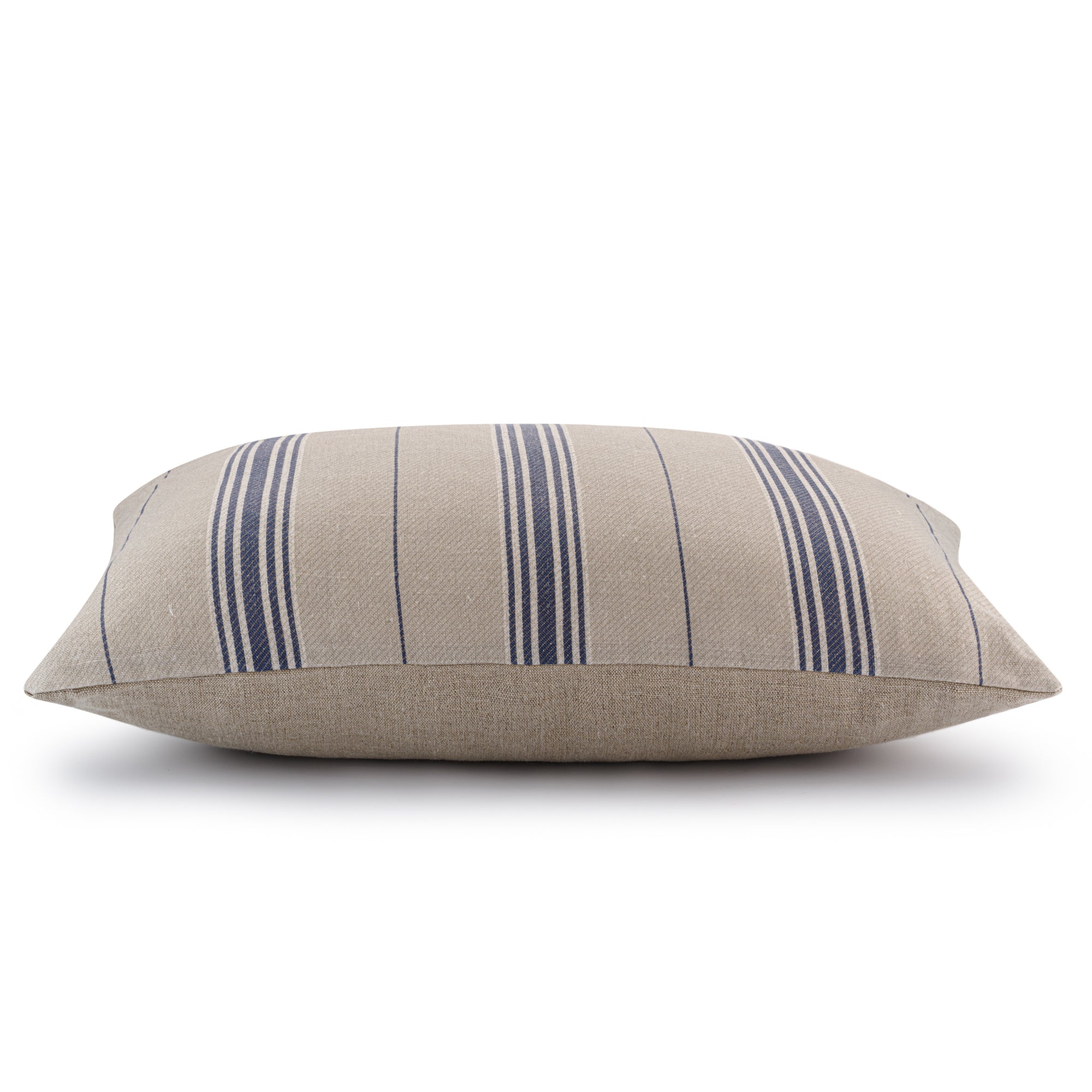 Vallon Stripe Indigo Linen Cushion | 55 x 32cm