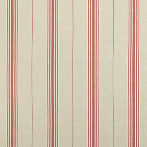 Vallon Stripe Linen / Cardinal