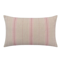 Vallon Stripe Rose Linen Cushion | 55 x 32cm