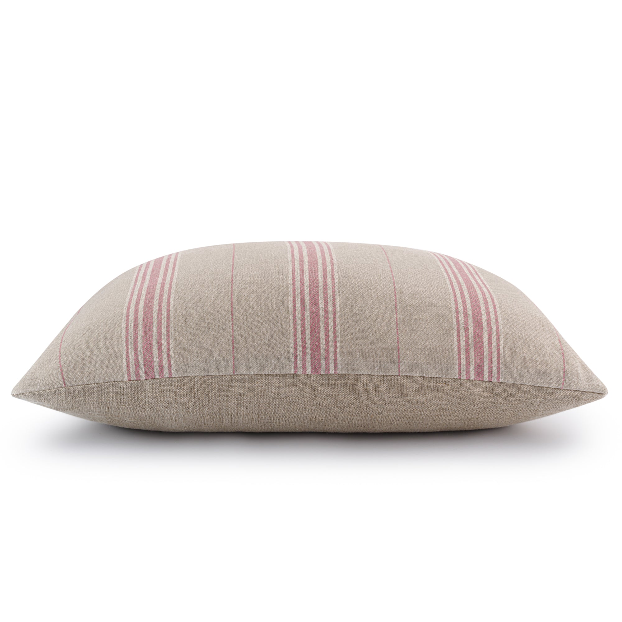 Vallon Stripe Rose Linen Cushion | 55 x 32cm