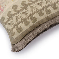 The Wherwell Cushion / Taupe Fringeing | 78cm x 38cm