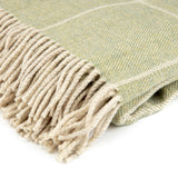 Inchyra Scottish Wool Throw / Sage