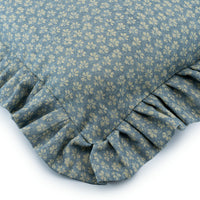 Sakura Soft Sky Linen Frilled Cushion | 45 x 45cm + frill