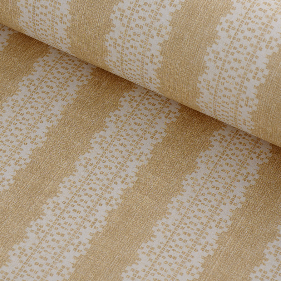 Torchon Stripe Wallpaper / Dijon Samples