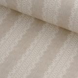 Torchon Stripe Wallpaper / Oatcake Samples
